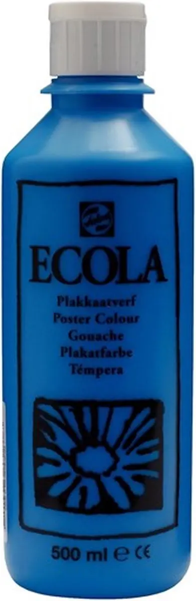 Talens Ecola Plakkaatverf Lichtblauw 500ml