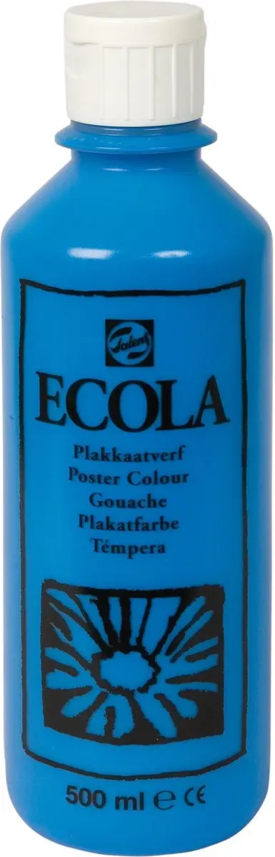 Talens Ecola Plakkaatverf Lichtblauw 500ml