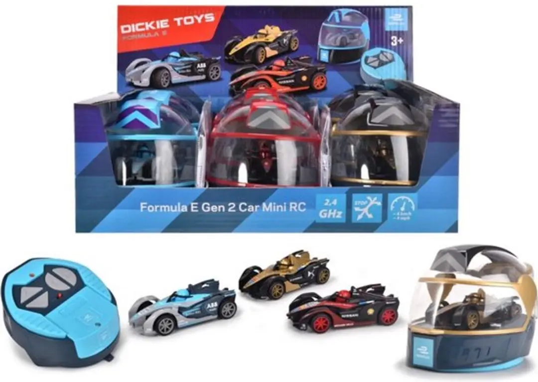 Dickie Formula E Mini RC - Blauw