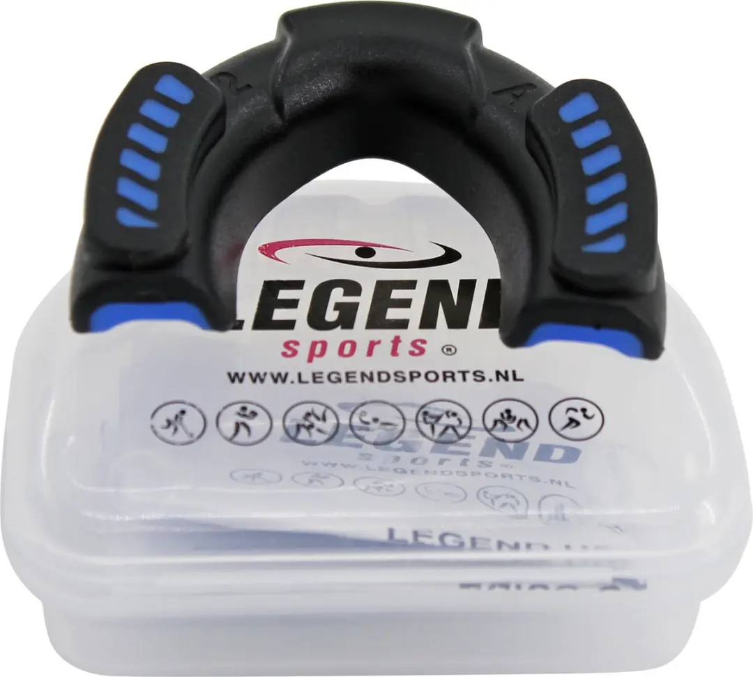 Legend Anti Shock Gebitsbeschermer - Triple Layer Gel - One Size - Zwart-Blauw