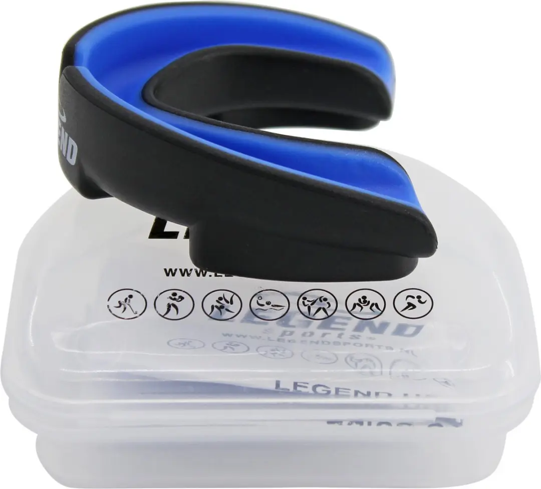 Legend Anti Shock Gebitsbeschermer - Triple Layer Gel - One Size - Zwart-Blauw