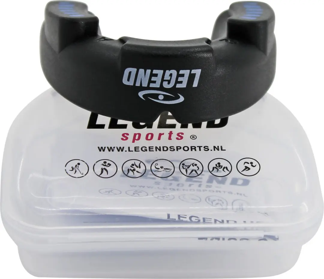 Legend Anti Shock Gebitsbeschermer - Triple Layer Gel - One Size - Zwart-Blauw