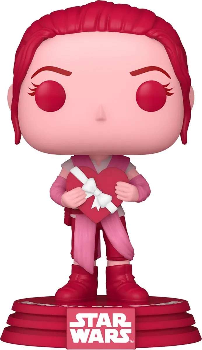 Funko Star Wars POP! Rey Valentines - 9cm Roze