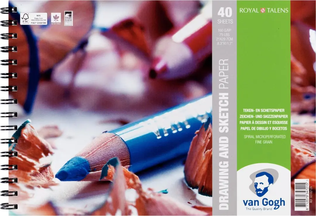 Van Gogh Schetsboek A4 Wit