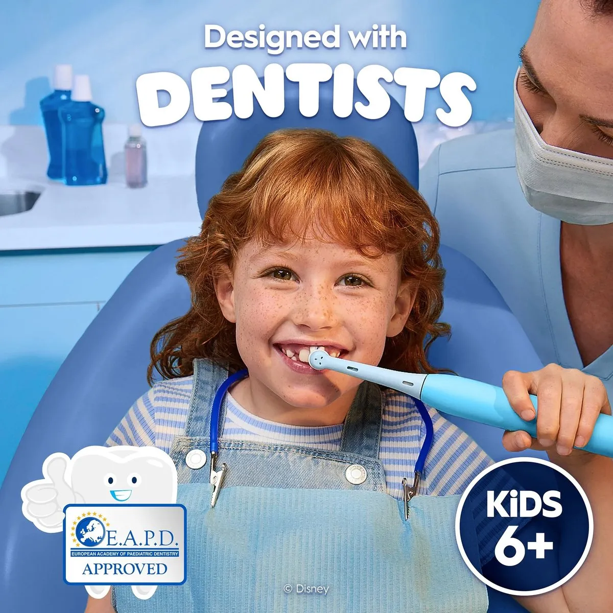 Oral-B iO Kids 6+ Disney Stitch Elektrische Tandenborstel - Blauw - afbeelding 6 van 6