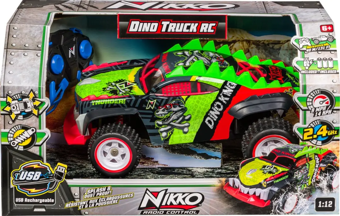 NIKKO Pro Truck Dino RC Auto - 14km/u - 3x AAA