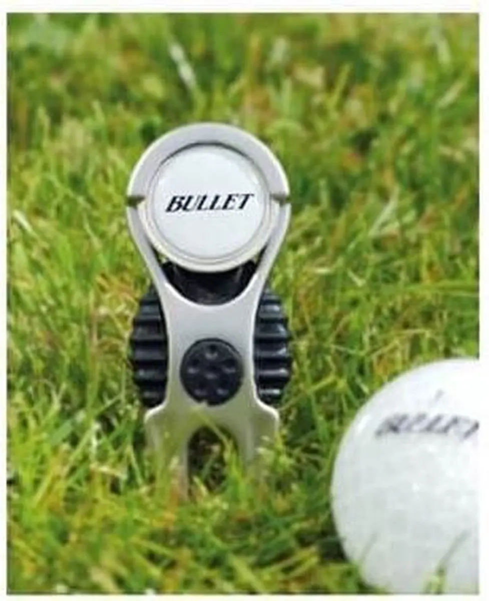 Bullet Pitchfork met Marker - Golfaccessoires - Zilver