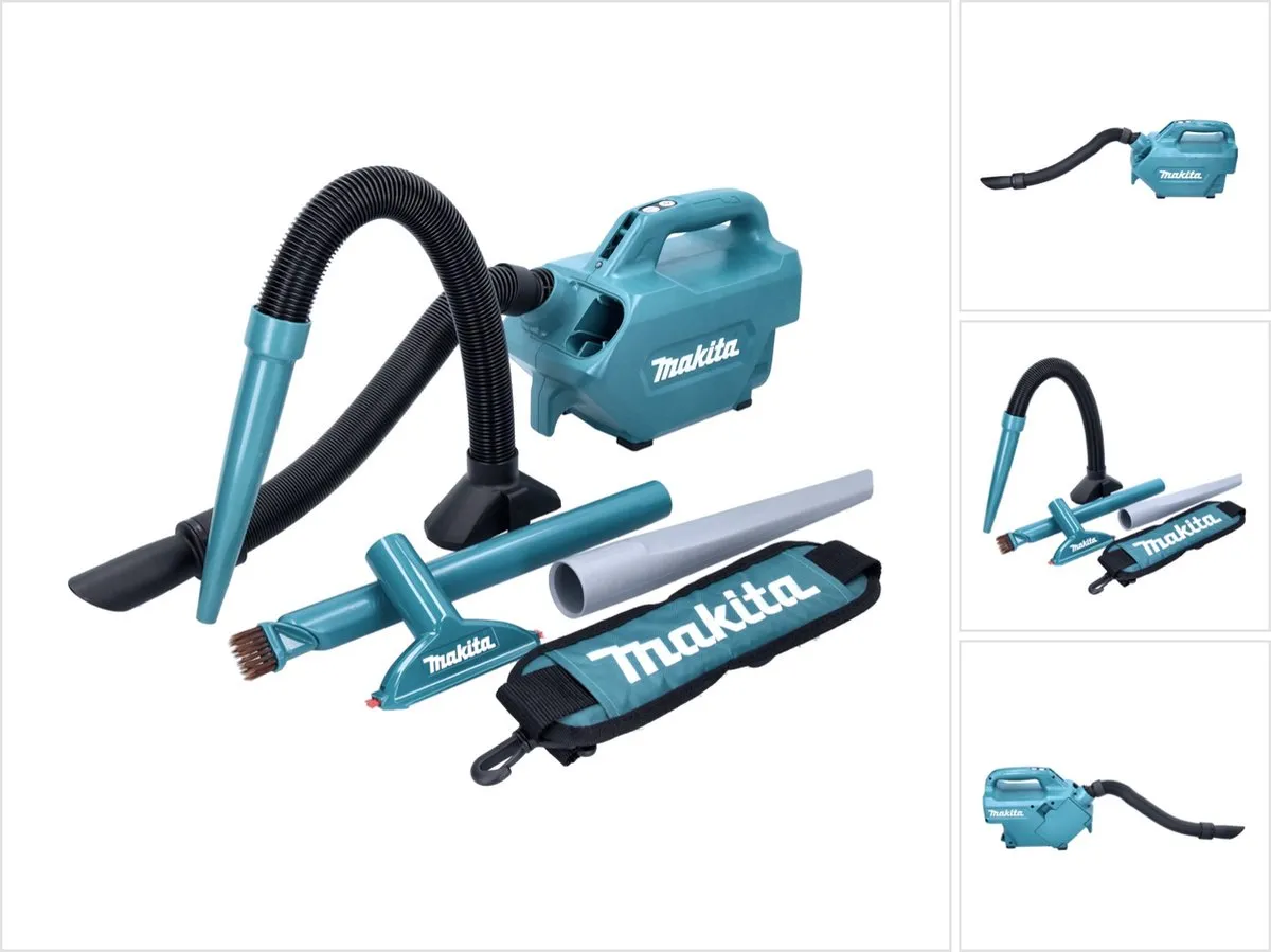 Makita DCL184Z Kruimelzuiger 18V - Blauw