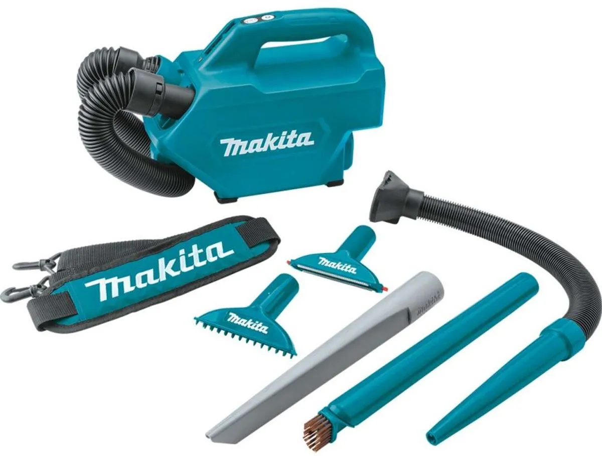 Makita DCL184Z Kruimelzuiger 18V - Blauw