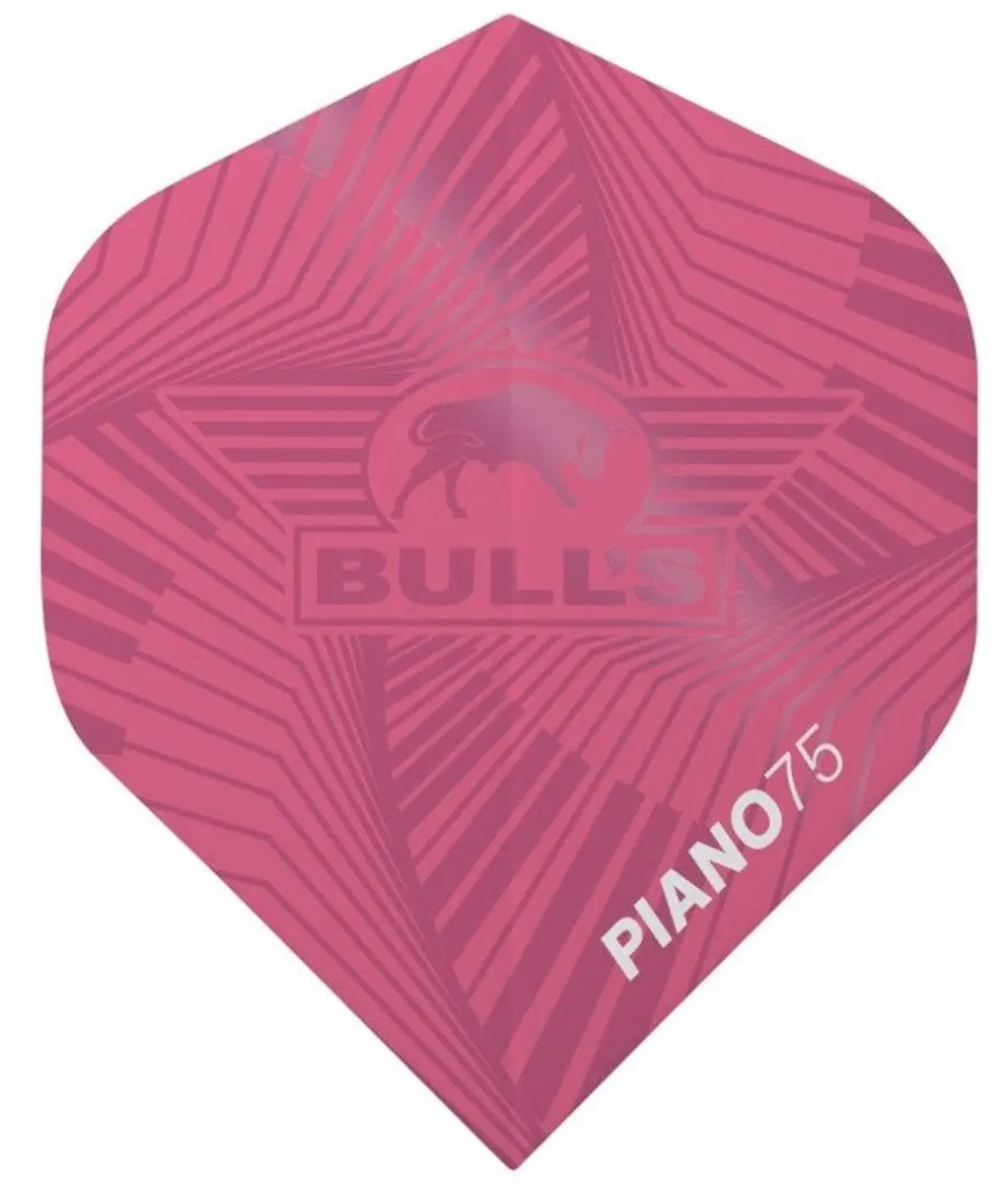 Bull's Flights Piano 75 nr.2 Roze - 15 Stuks