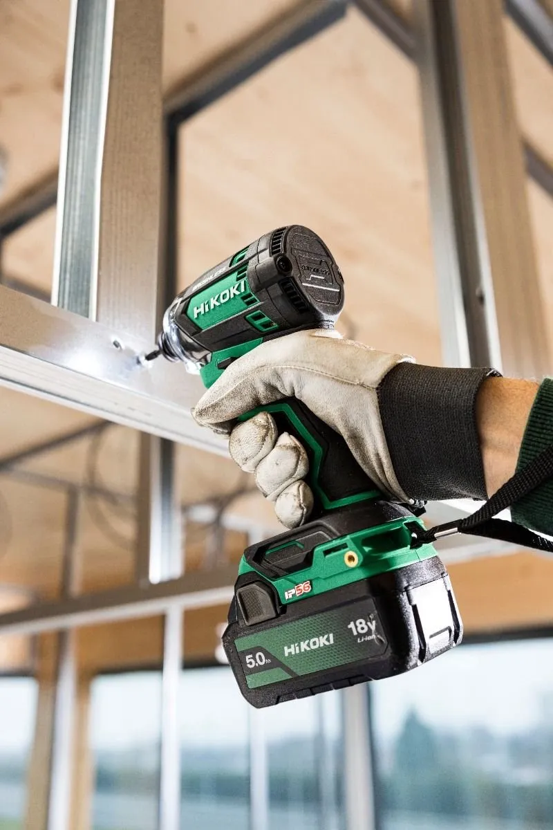 Hikoki WH18DCW2Z 18 Volt Accu slagschroevendraaier Brushless, 210Nm, IP56, Multivolt, 1/4 opname in HSC II koffer