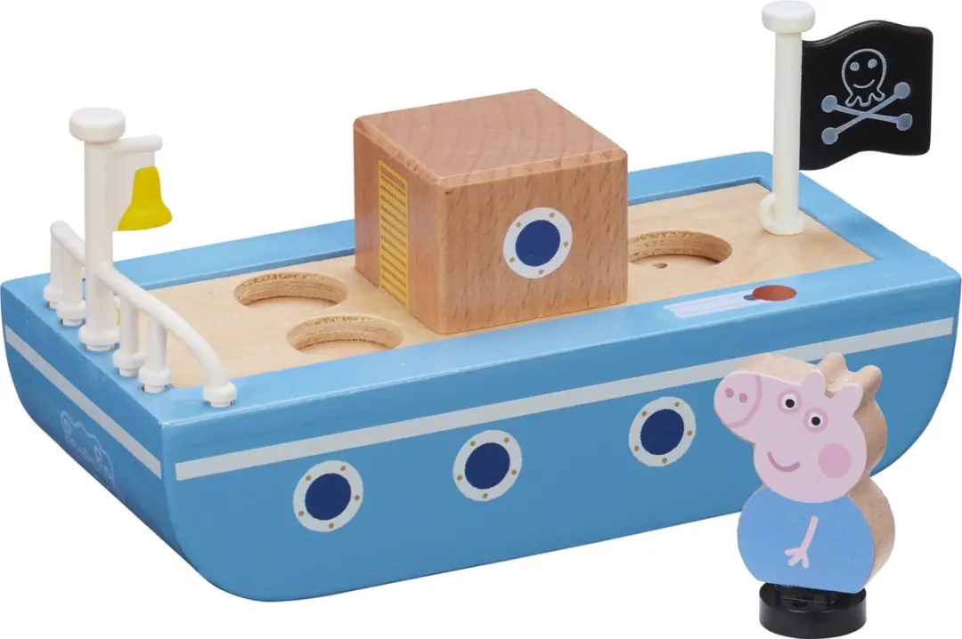 Peppa Pig Houten Boot PPC64 - Multicolor