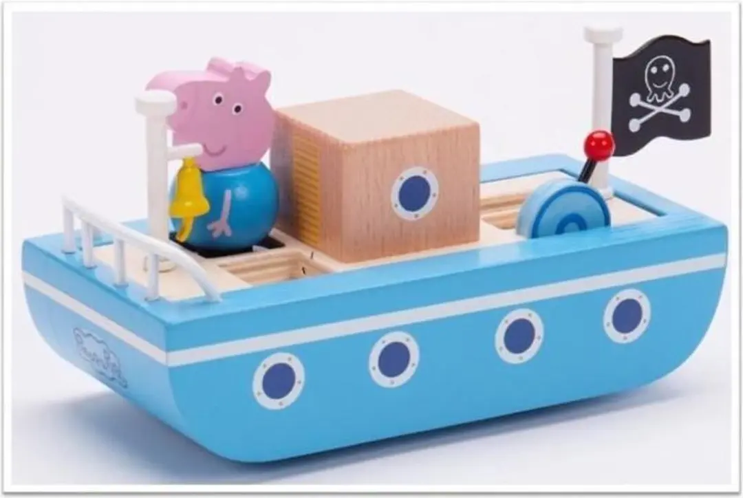 Peppa Pig Houten Boot PPC64 - Multicolor