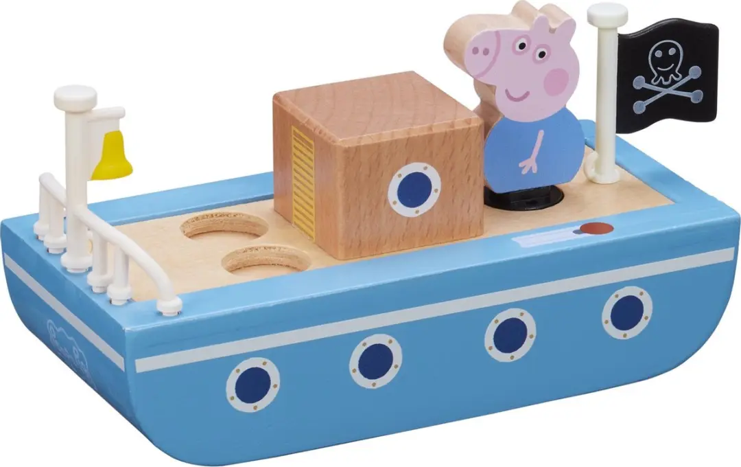 Peppa Pig Houten Boot PPC64 - Multicolor