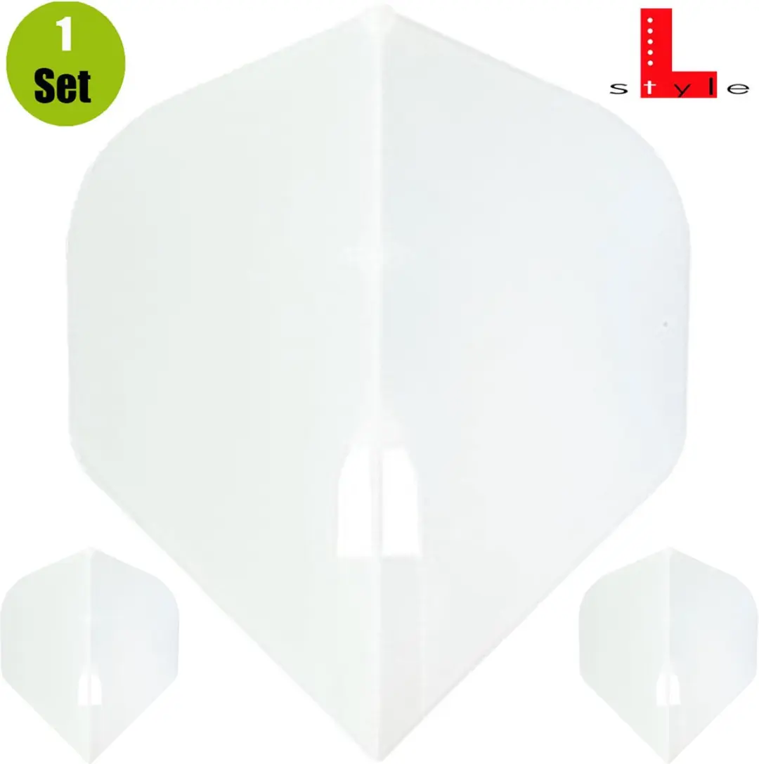 L-Style Champagne Flight L1 FP3102 Dart Flights - Wit