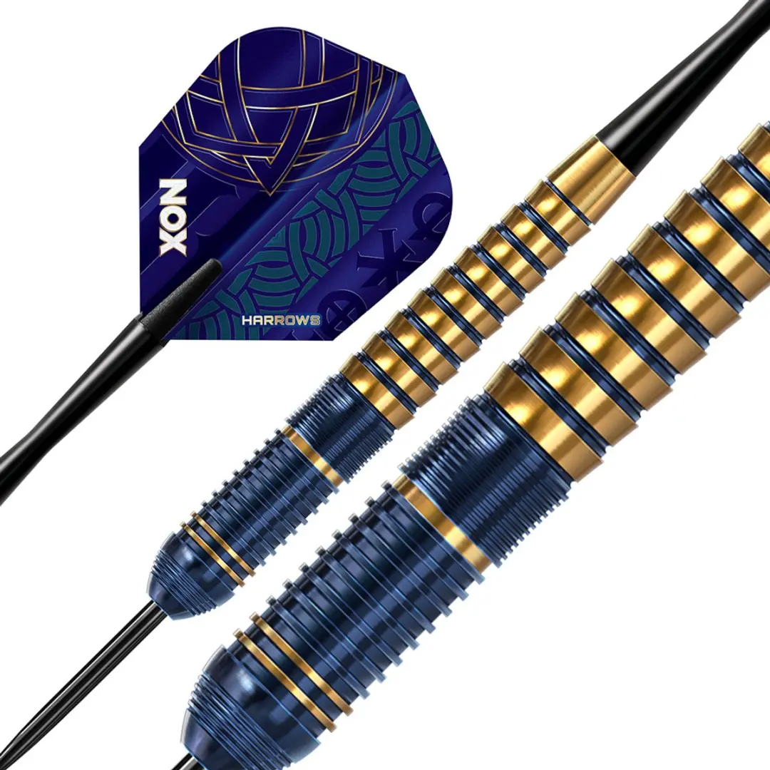 Harrows Nox 22Gr - 3 Stuks - Goud/Blauw