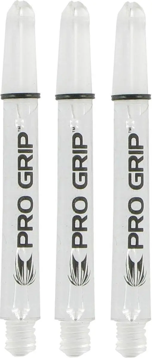 Target Pro Grip Vision Shaft Transparant - 3 Stuks