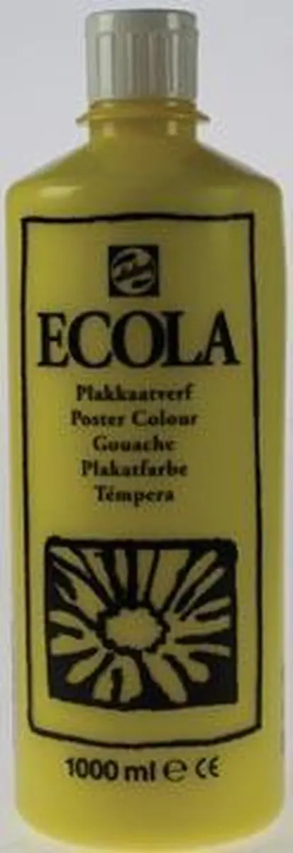 Talens Ecola Plakkaatverf Citroengeel 1000ml