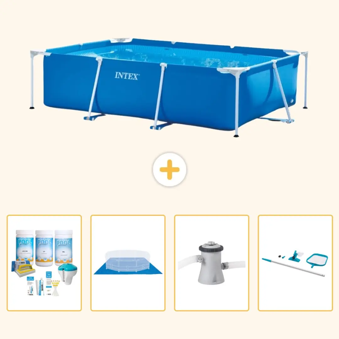 Intex Rechthoekig Frame Zwembad 260x160cm