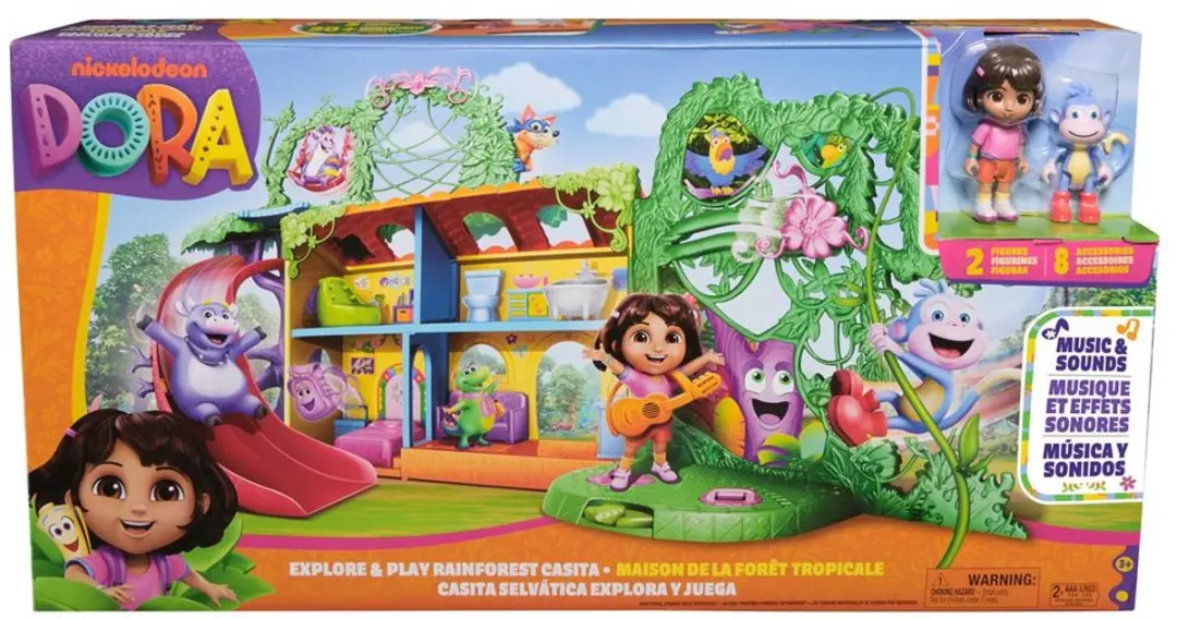 Spin Master Dora Het Regenwoudhuis - Meerkleurig