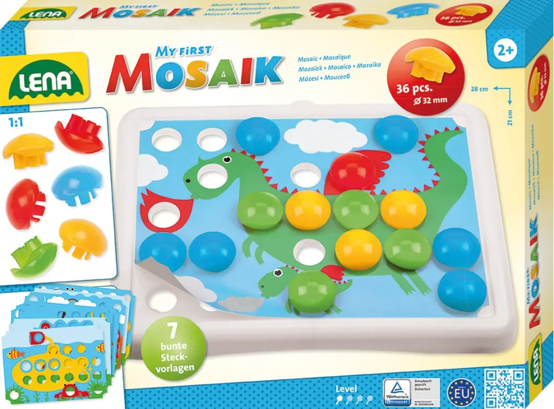 Lena My First Mozaïek Dieren Multicolor