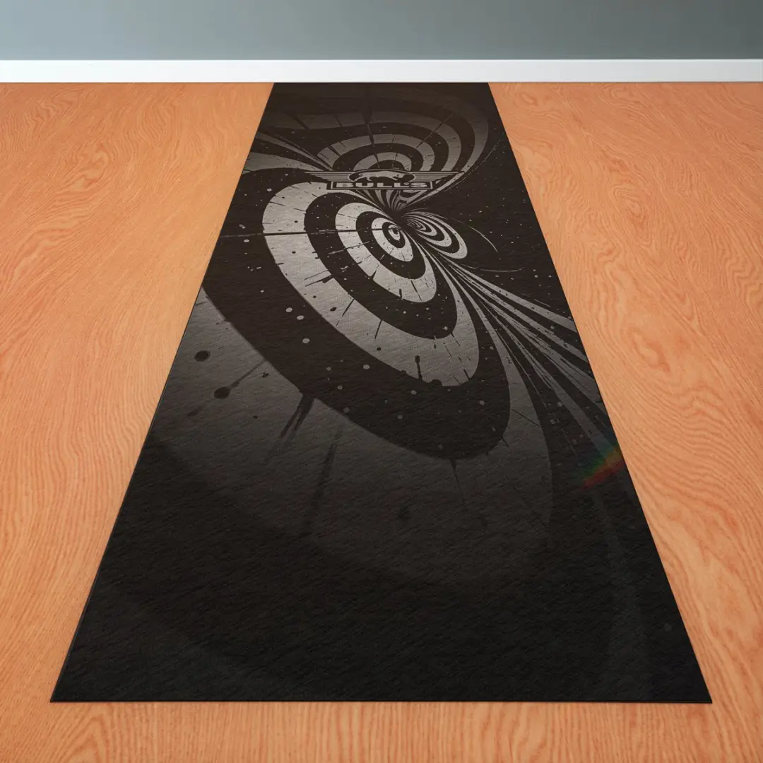 Bull's Illusion Dartmat BU-67850 - 241x55cm - Zwart/Wit