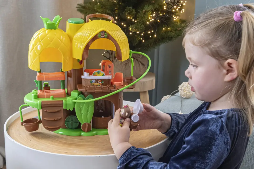 Klorofil Speelset De Tropische Ananas 700220 - Poppenhuis met Apenfiguur - afbeelding 5 van 6