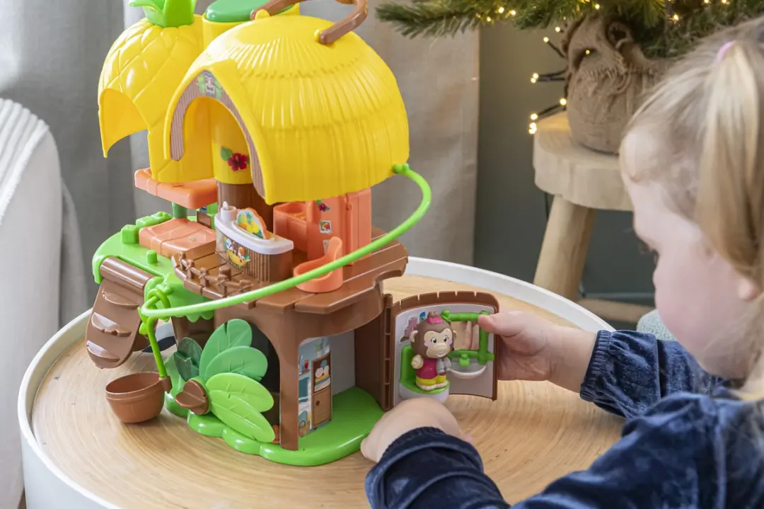 Klorofil Speelset De Tropische Ananas 700220 - Poppenhuis met Apenfiguur - afbeelding 6 van 6