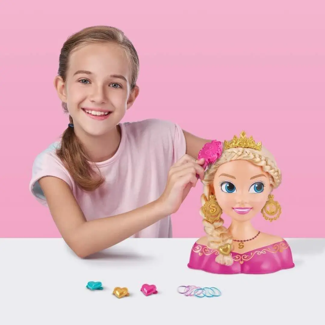ZURU Sparkle Girlz Styling Hoofd 10097 - Pop - 8 Accessoires