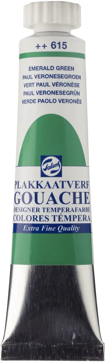Talens Plakkaatverf Gouache Extra Fine 615 Paul Veronesegroen 20ml