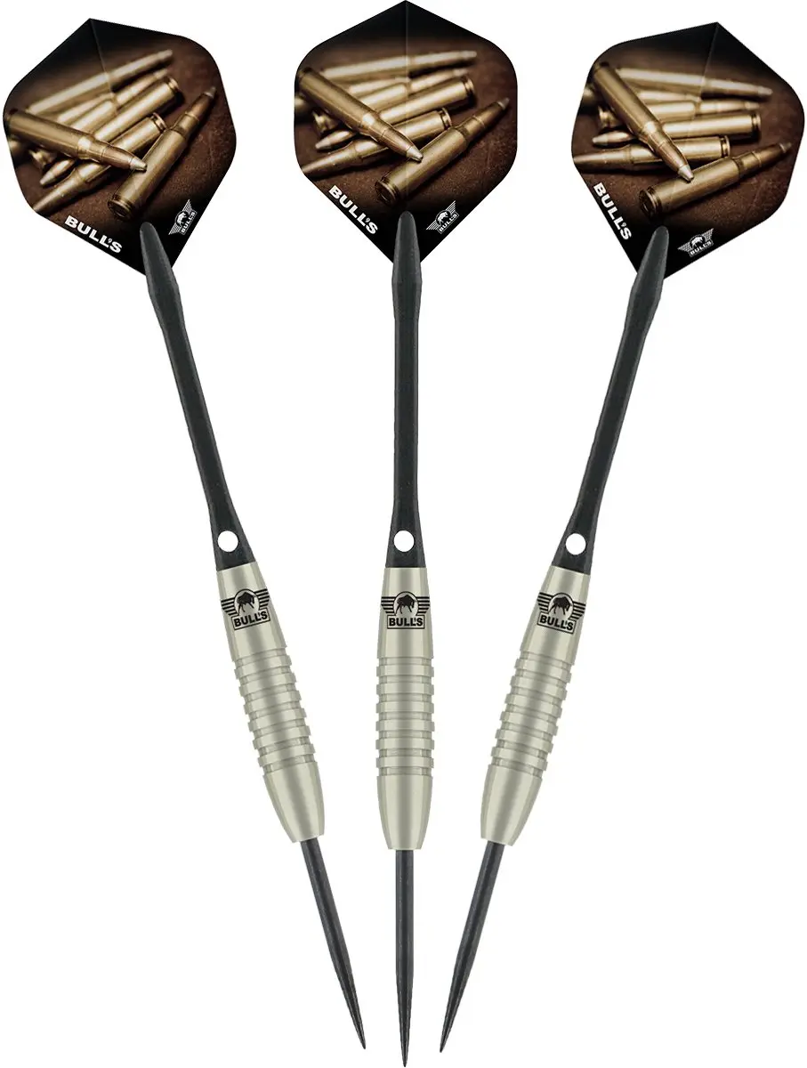 Bull's Caliber 90% Smooth Dartpijlen 23g - 3 Stuks