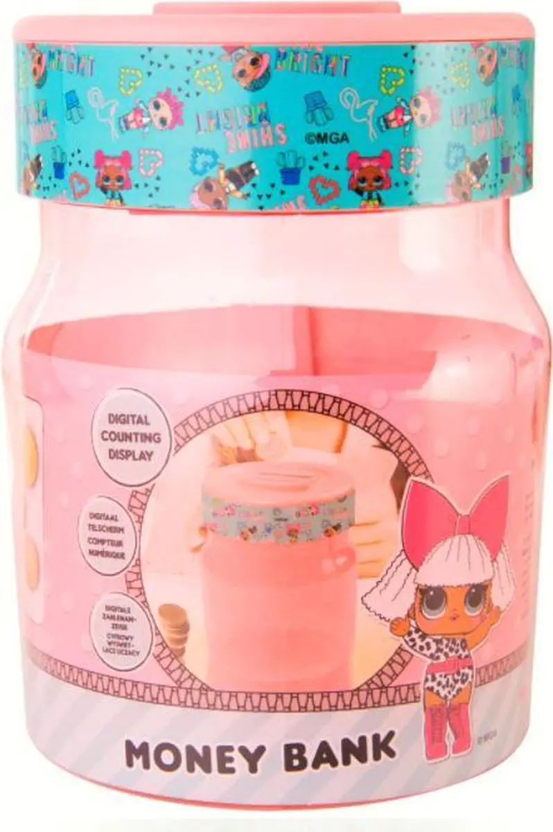 LOL Surprise! Spaarpot met Geldteller - Roze