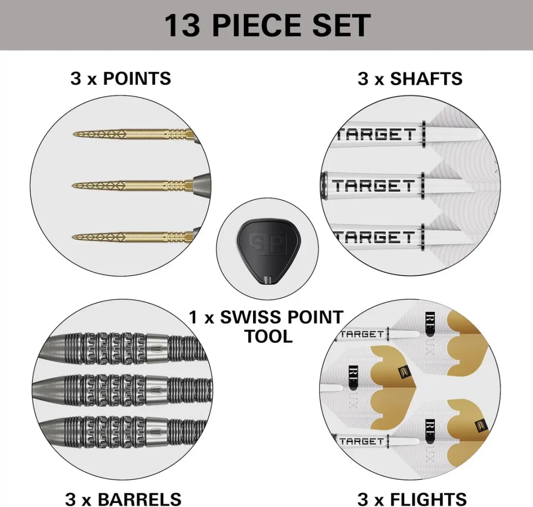 Target Redux 90% Tungsten Dartset 25G Barrel 02 - 3 Stuks