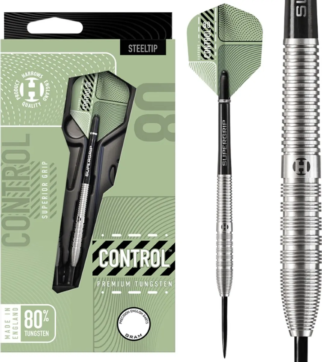 Harrows Control Tapered 21g Darts - 3 Stuks - Rood