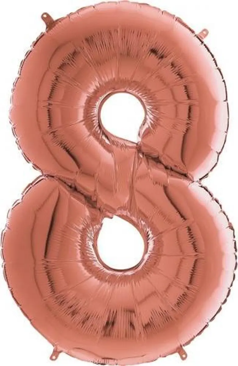 Grabo Ballonnen Cijfer 8 Folieballon 66cm
