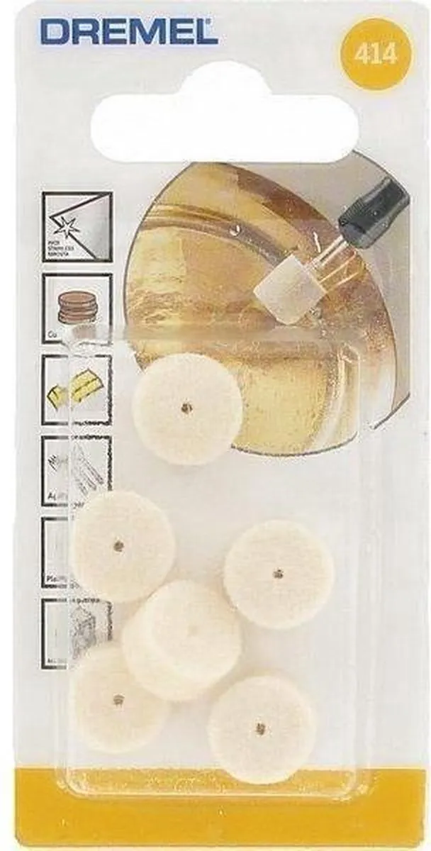 Dremel Polijstschijf 414 - 6 Stuks