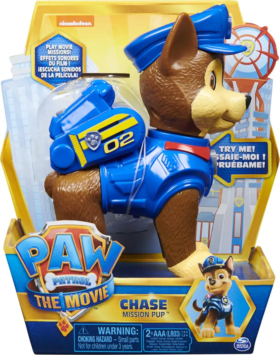 PAW Patrol Chase Interactief Actiefiguur 15cm
