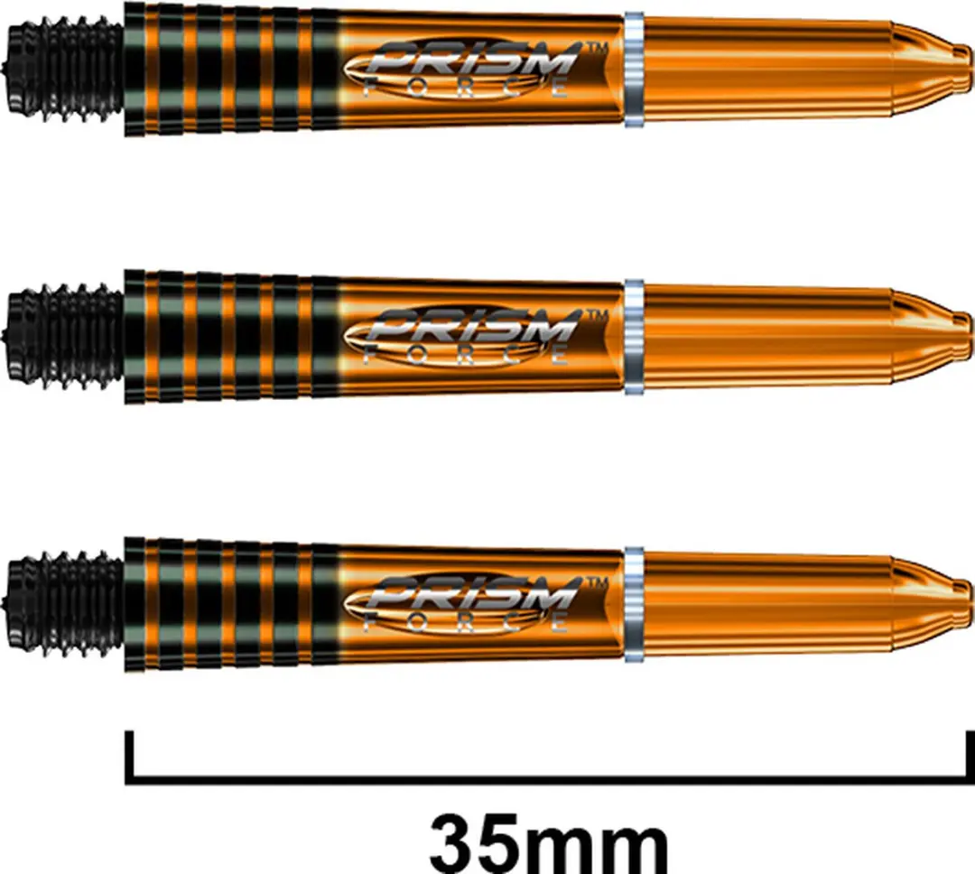 Winmau Prism Force Dart Shafts - 3 Stuks - Oranje