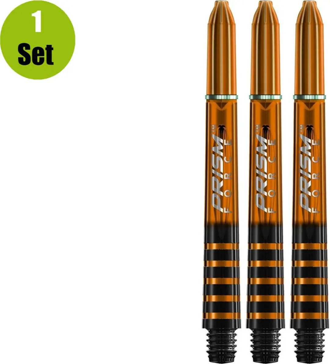 Winmau Prism Force Dart Shafts - 3 Stuks - Oranje