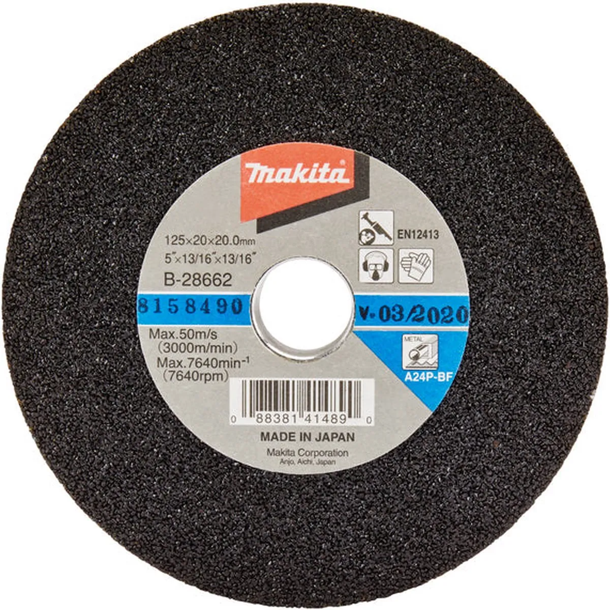 Makita B-28662 Slijpsteen 125x20x20mm K24