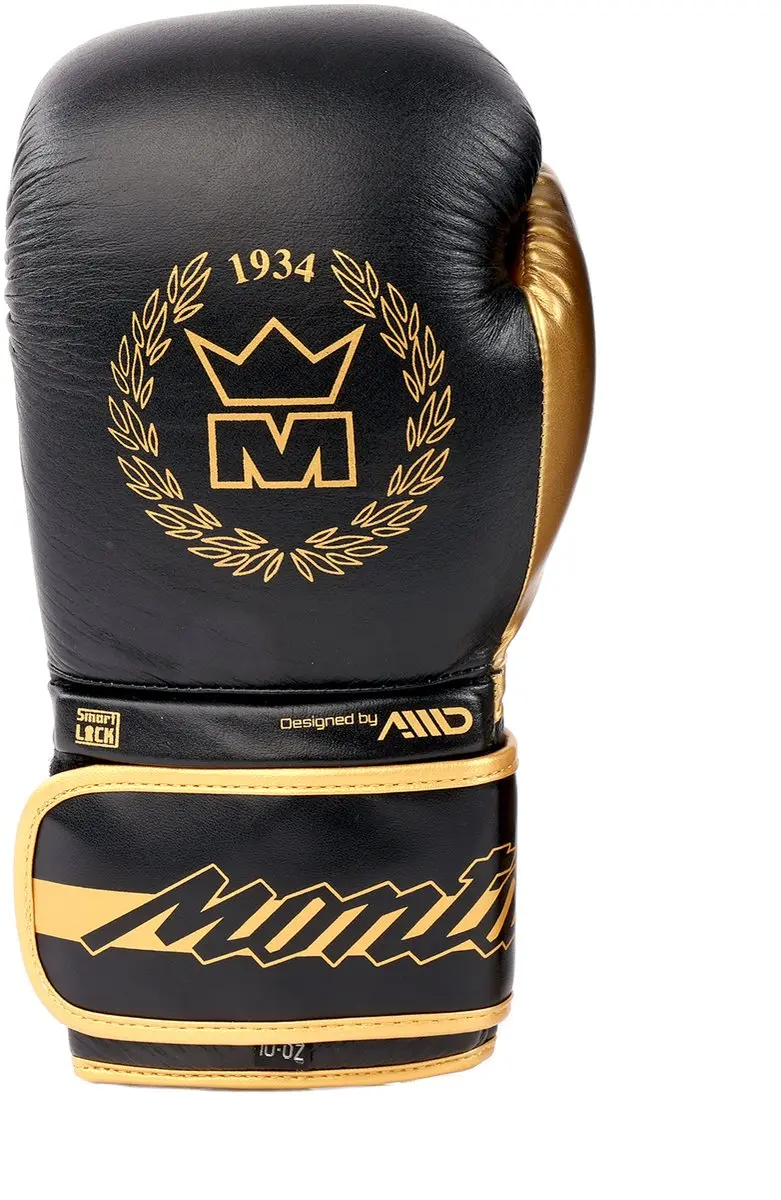 Montana Leone Victory Multibox Handschoenen 12 oz - Zwart/Goud