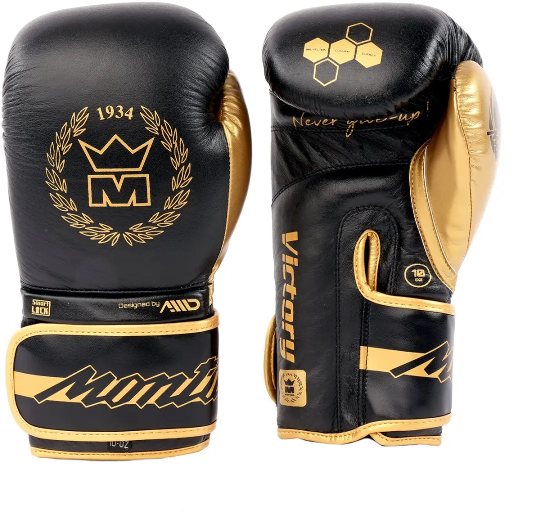 Montana Leone Victory Multibox Handschoenen 12 oz - Zwart/Goud