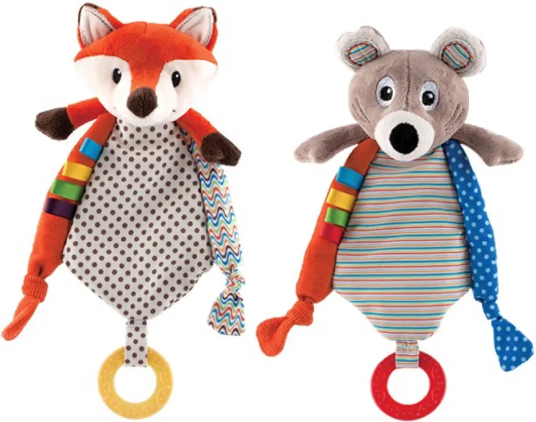 Nûby Pluche Knuffel Bijtring Muis