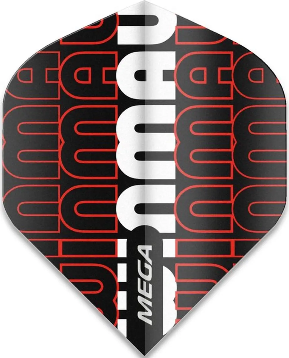 Winmau Mega Standard Dart Flights - Rood