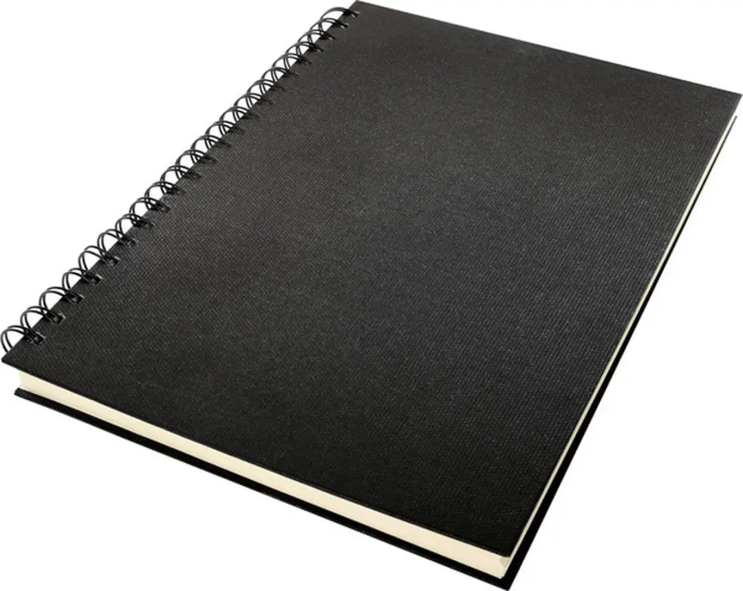 Kangaro A4 Schetsblok Zwart - 80 Pagina's 140g Spiraalbinding
