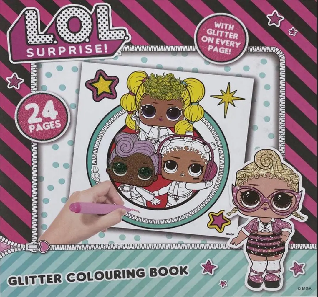 LOL Surprise! Glitter Kleurboek