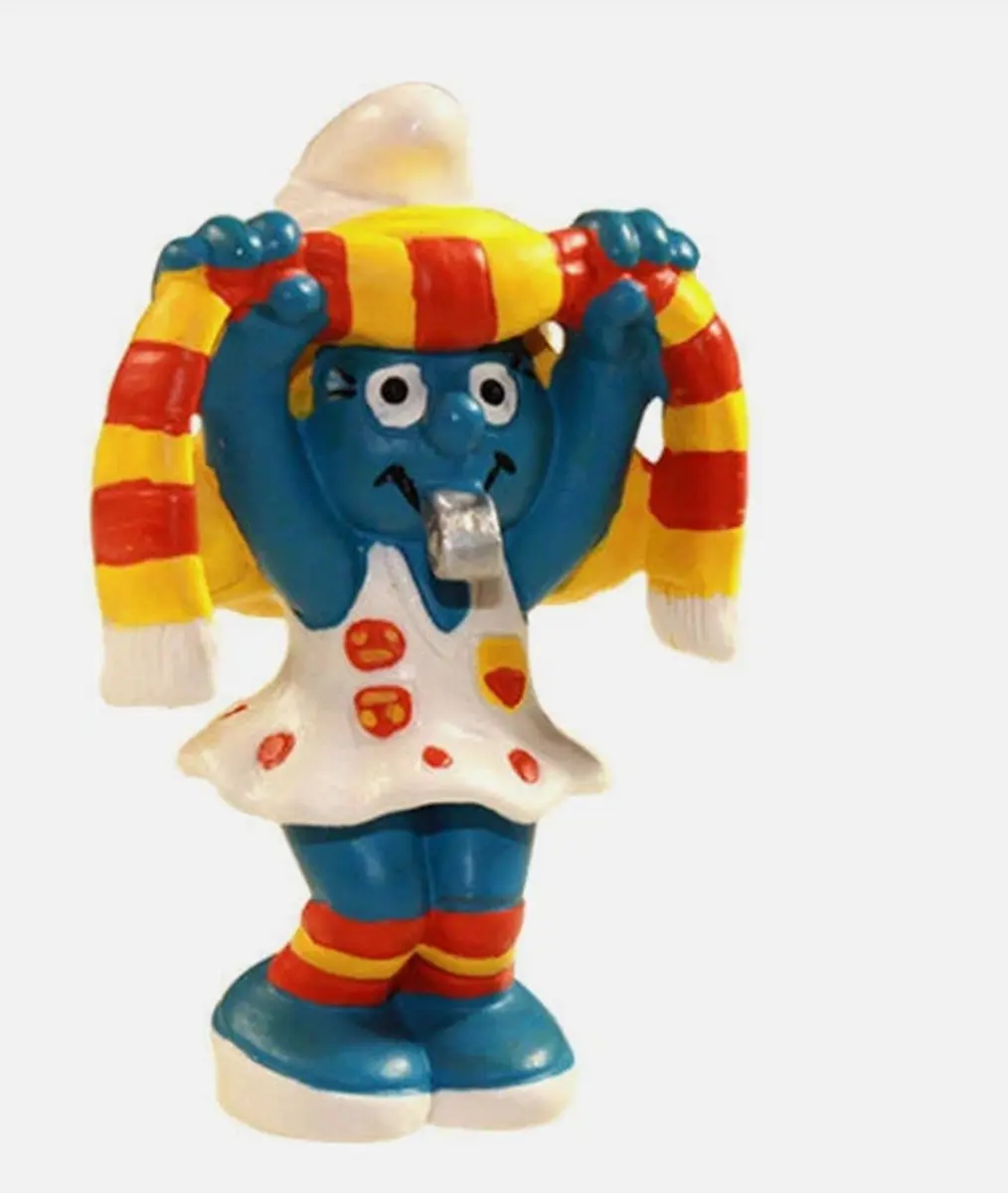 Schleich Smurfin Supporter Voetbal