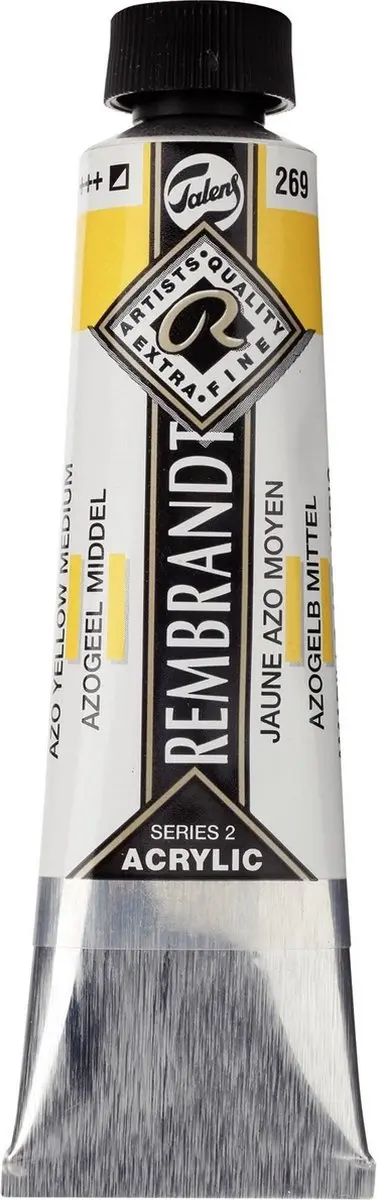 Rembrandt Acrylic Azo Yellow Medium 40ml
