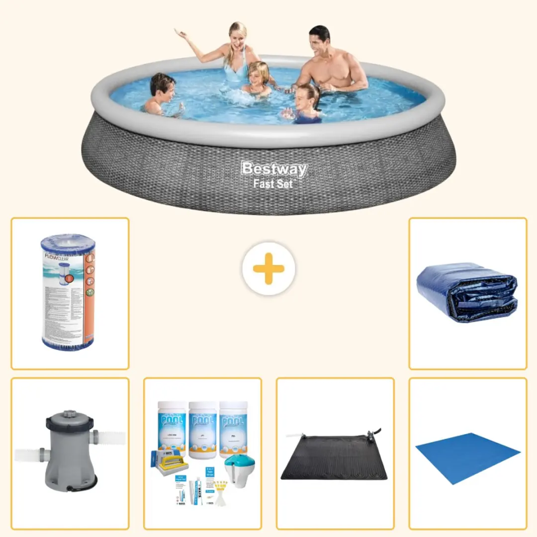 Bestway Fast Set Rond Zwembad 396x84cm