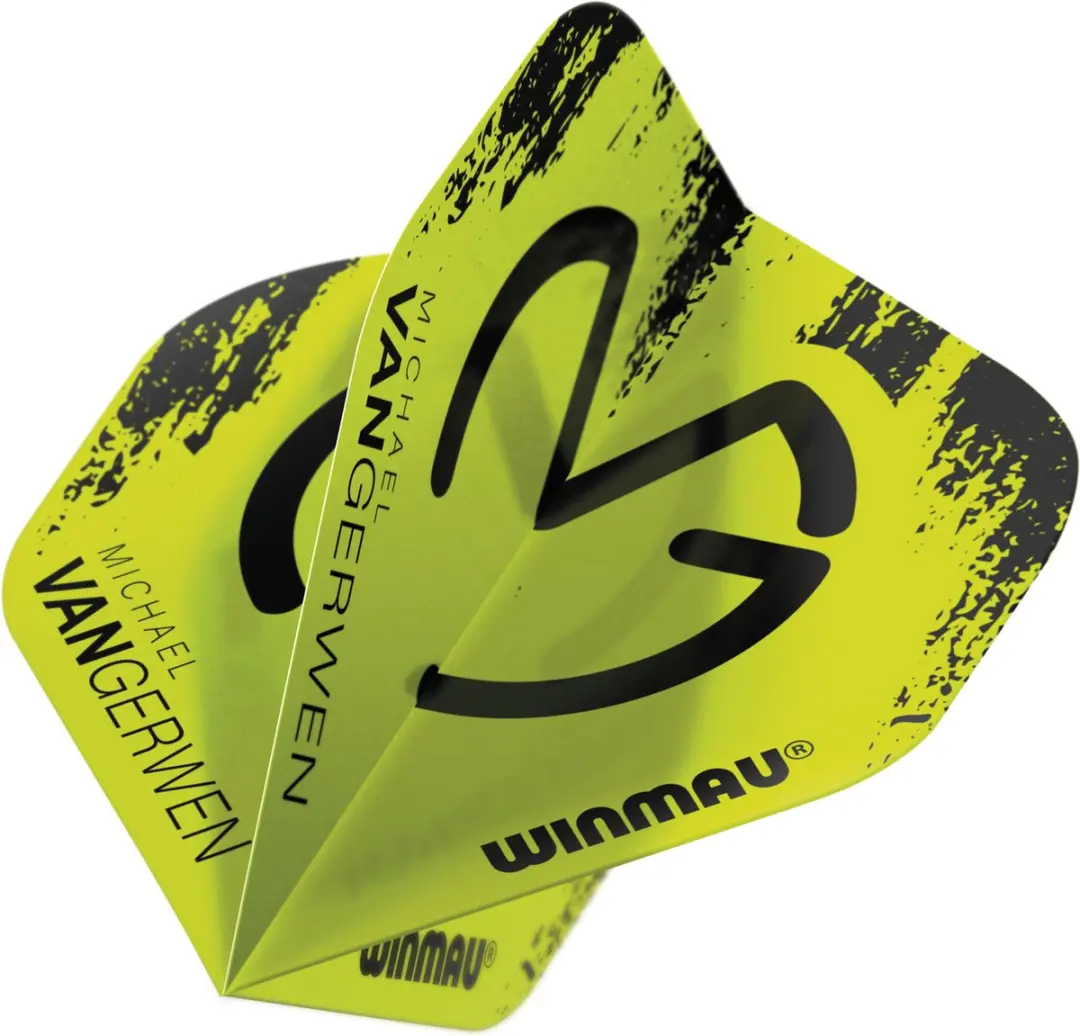 Winmau Michael van Gerwen Mega Standard Dart Flights - Groen - 3 Stuks